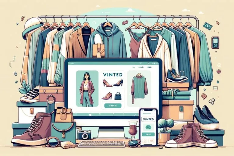 Une image illustrer la vente et l'achat revente sur Vinted