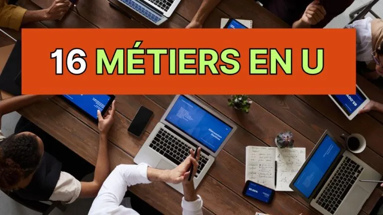 métiers qui commencent par la lettre U