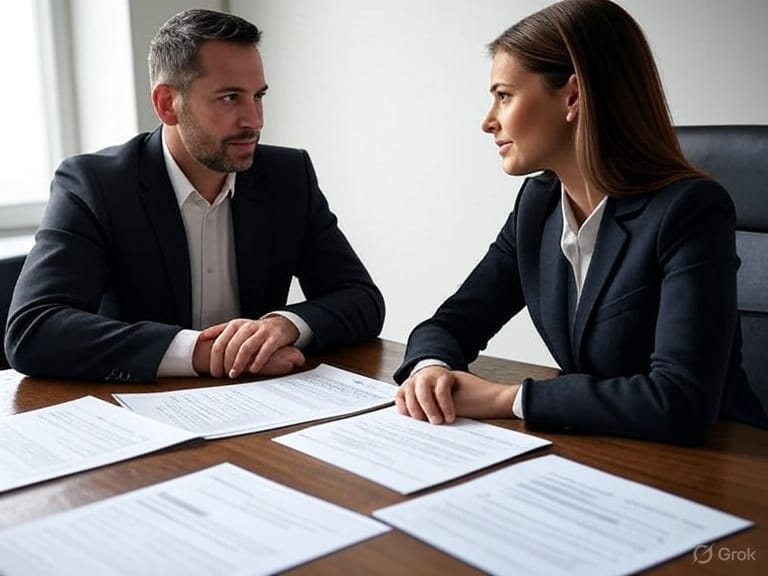 deux particuliers signent une reconnaissance de dettes